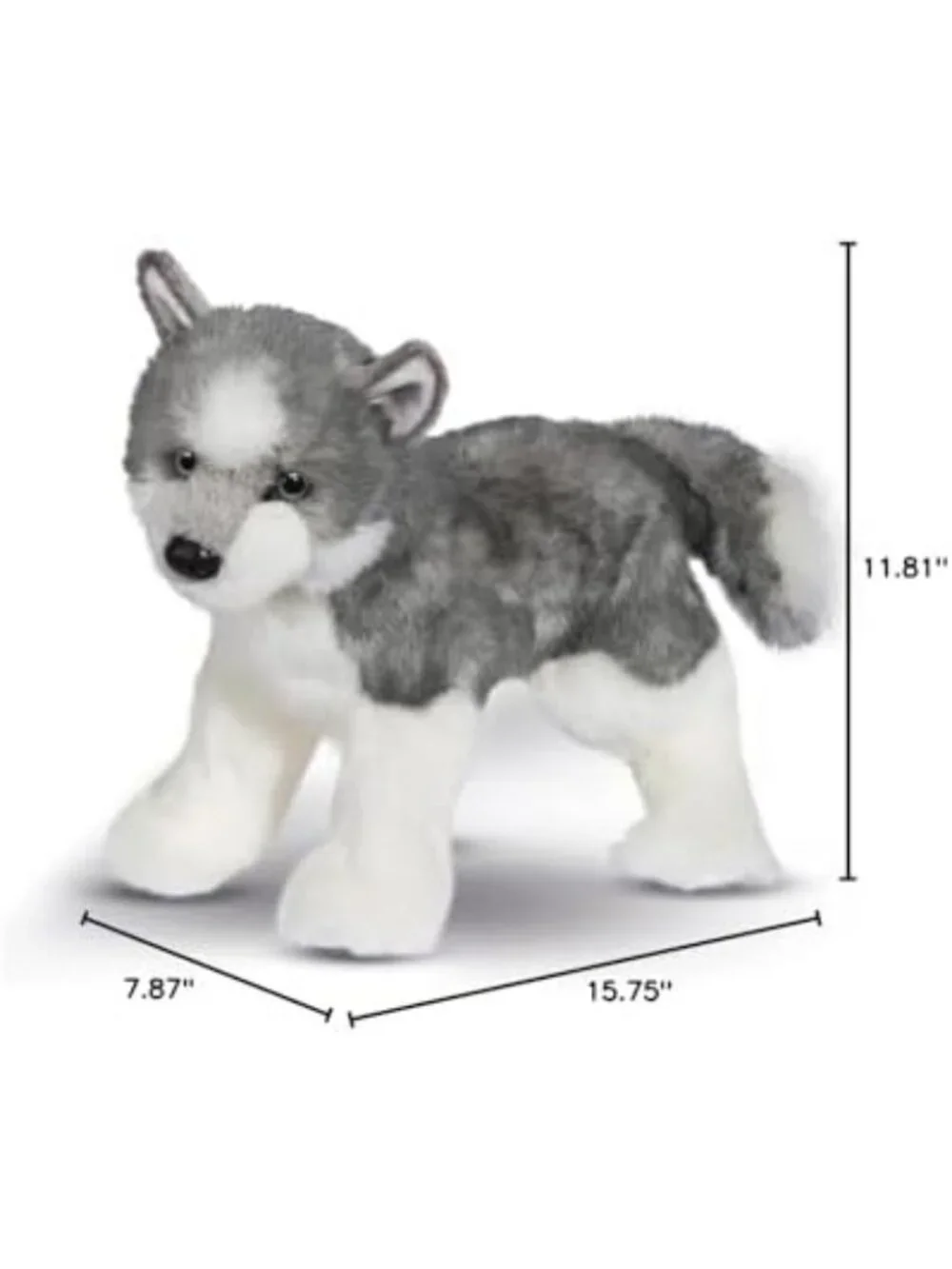 Adorable Plush Husky Dog Stuffed Animal | Soft & Cuddly Toy for Kids
